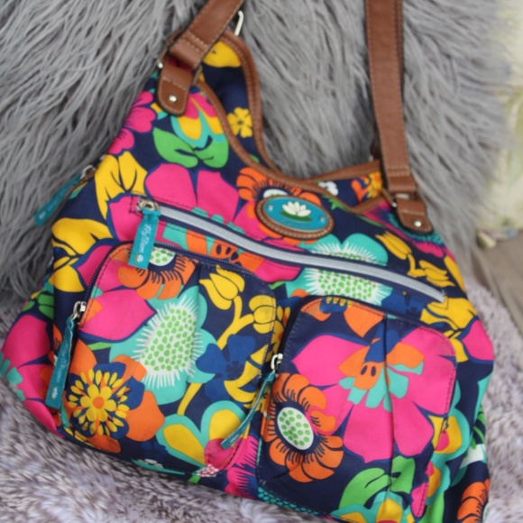 Lily Bloom Handbags - Lily Bloom Vibrant Floral Bag